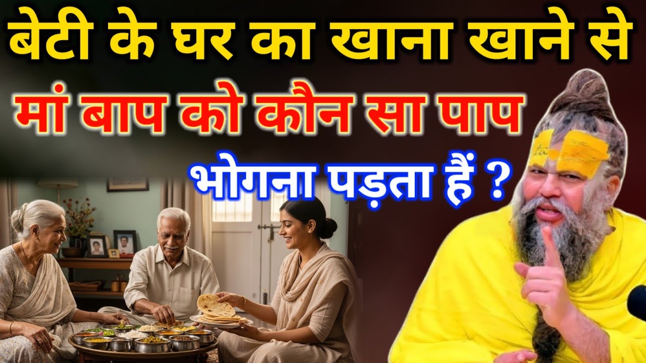 क्या बेटी के घर का भोजन करना मां बाप को पाप का भागी बना देता है? जानिए संपूर्ण जानकारी #premanandji