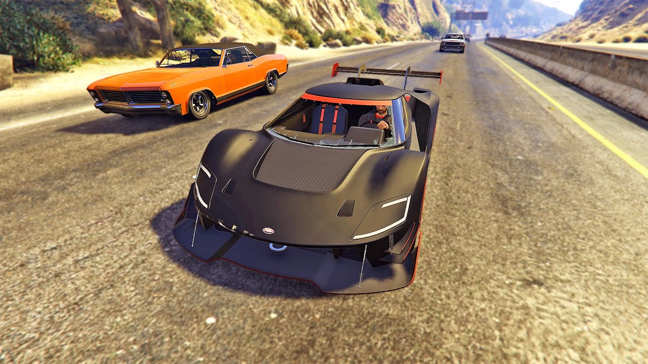 تحدي سباقات السرعة باستعمال أسرع سيارة في قراند أونلاين | GTA Online Super Car Race