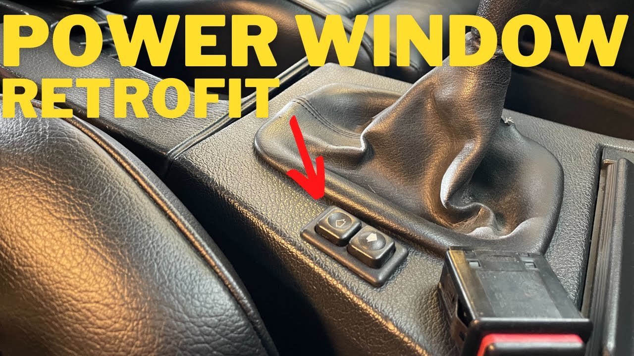 DIY e30 Power Windows Retrofit