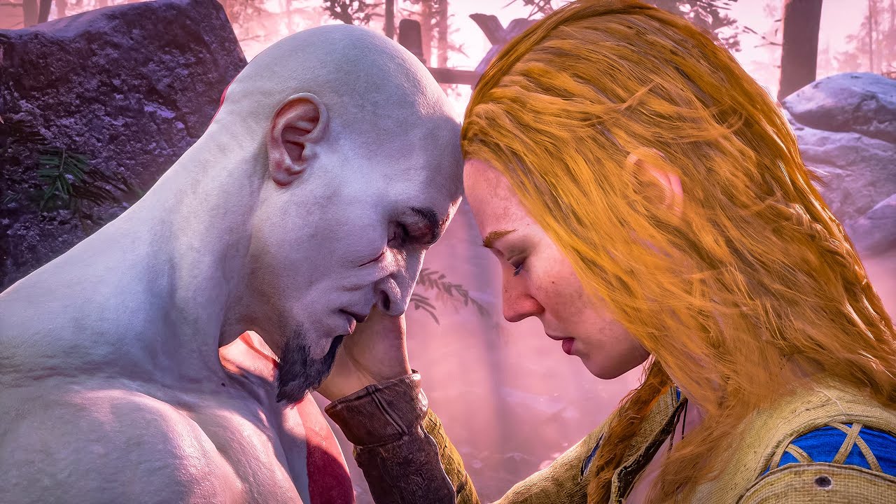 All Kratos & Faye Scenes - God of War Ragnarok