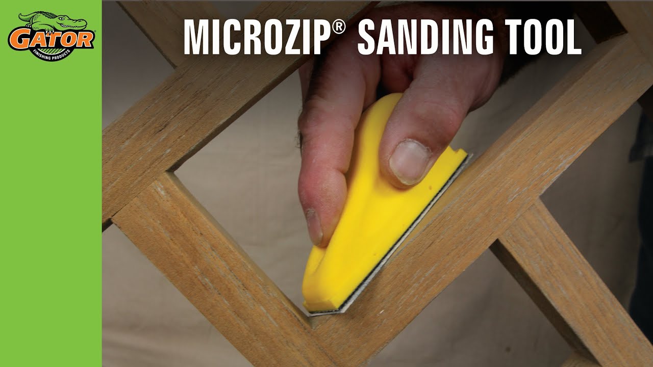 Sanding Tight Spaces with the MicroZip®