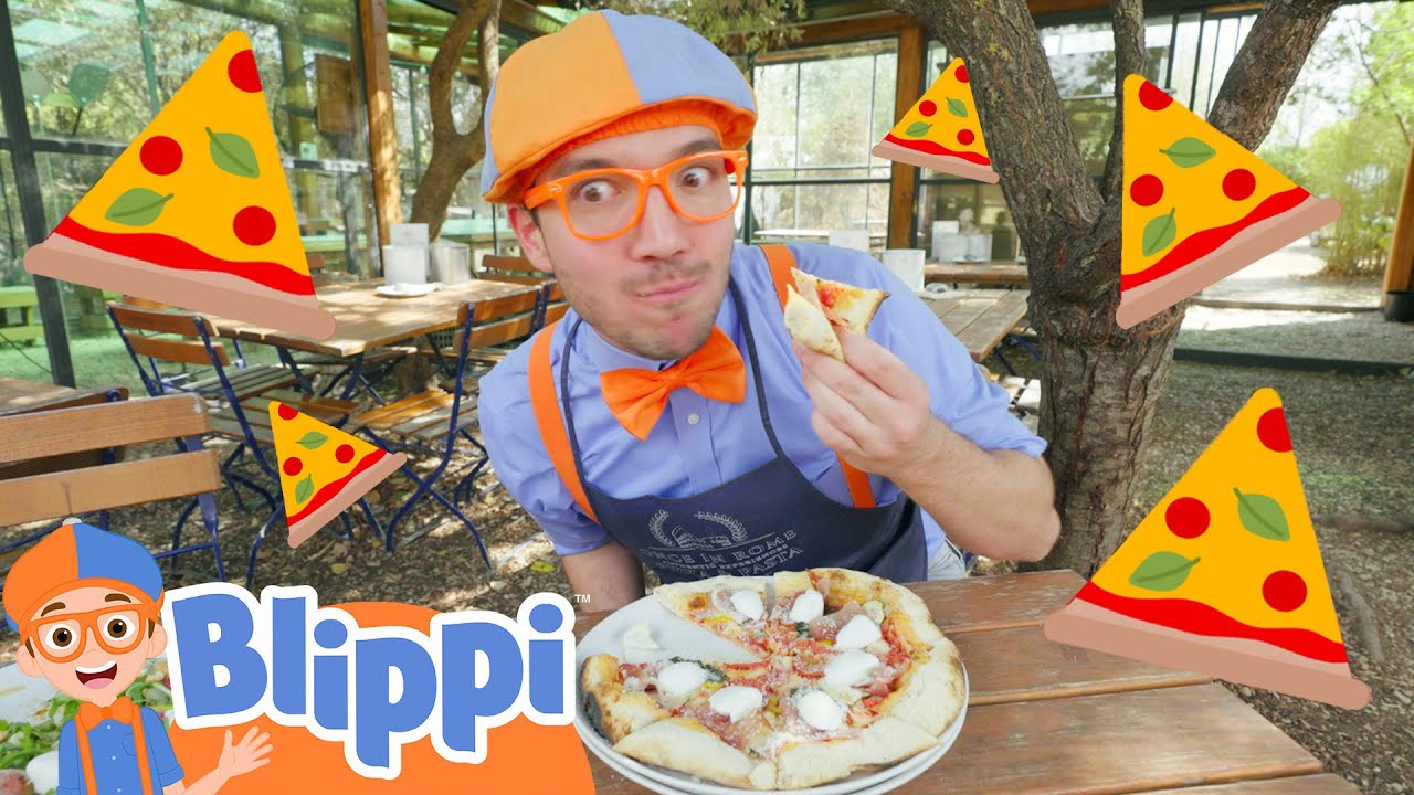 How to Make Pizza with Blippi! 🍕 | Blippi Educational Videos for Kids