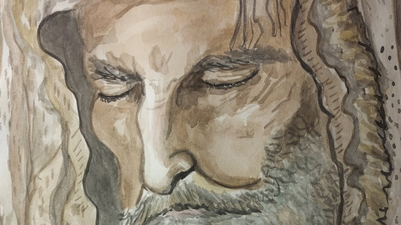 Disegno con acquarello fatto da Edna Moraes/ Desenho  feito por mim, Edna Moraes