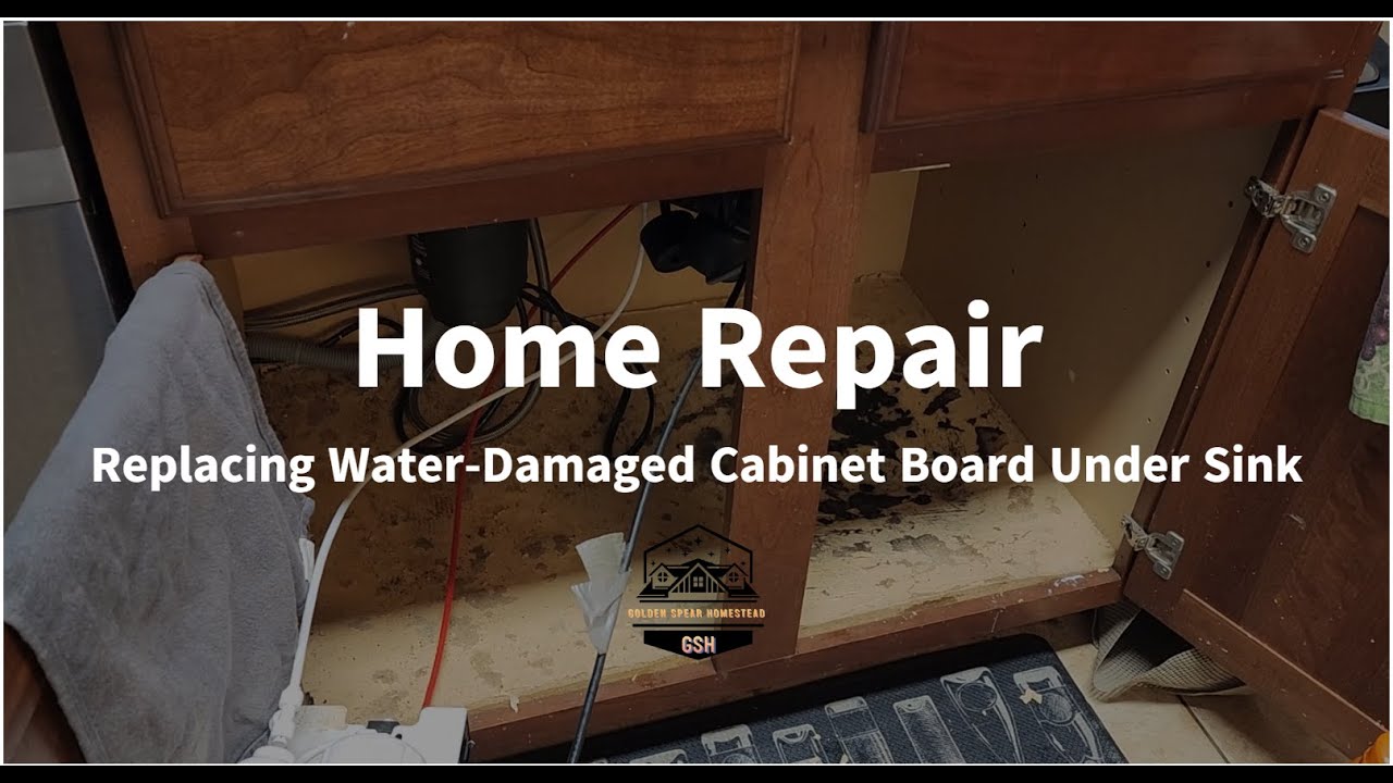 I Found Water Damage Under My Sink… Here’s How I Fixed It