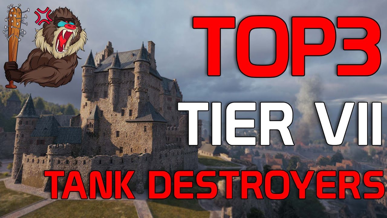 TOP3 Tier VII Most popular Tank Destroyers | World of Tanks