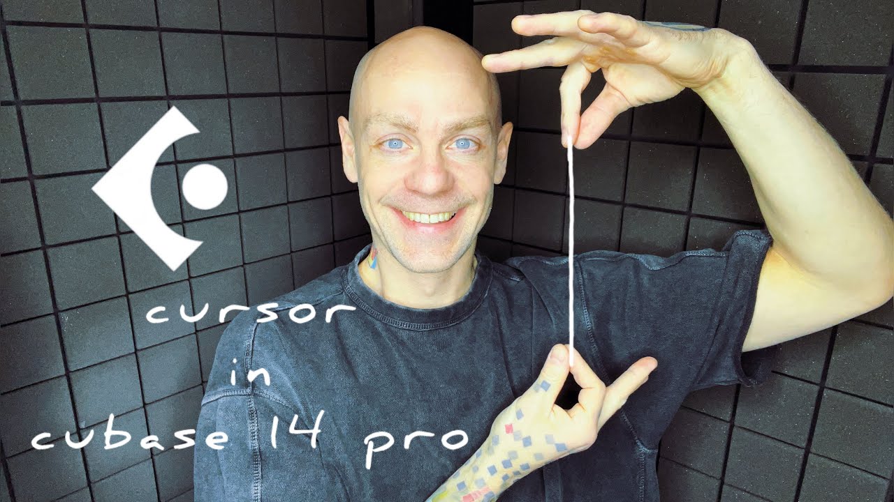 как управлять курсором в cubase (cursor cub14)