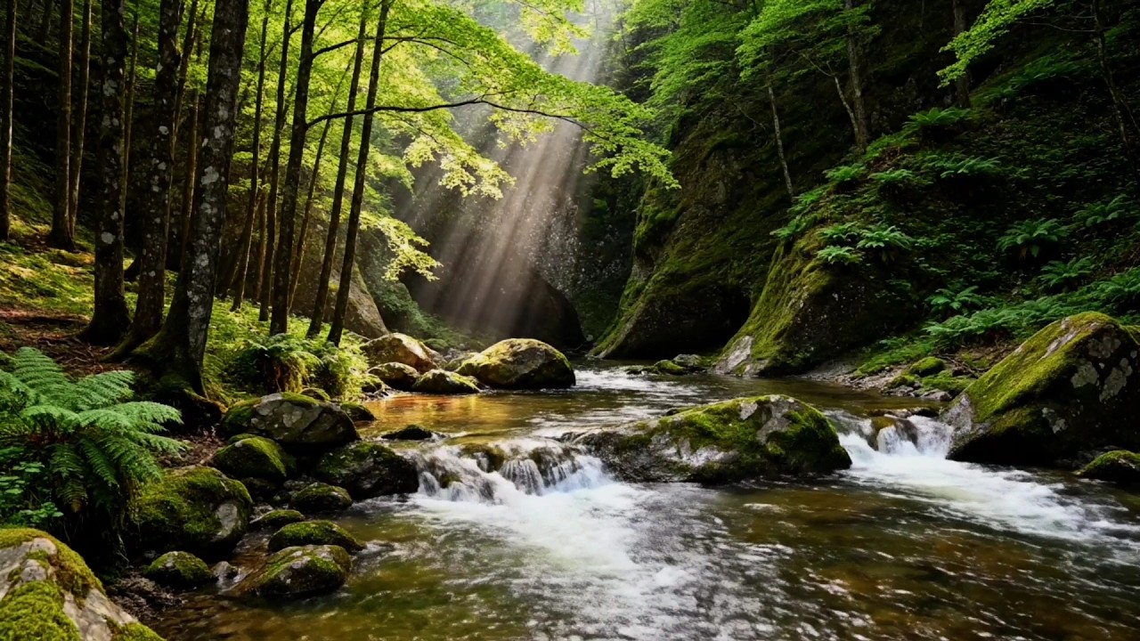 Gentle River Sounds for Deep Sleep | Relax Your Body & Mind (No Music)