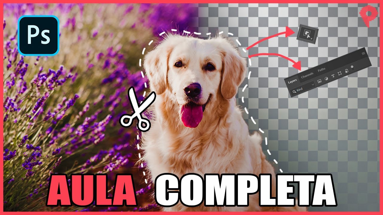 Como RECORTAR Imagem no PHOTOSHOP  da melhor forma possível. (aula completa)