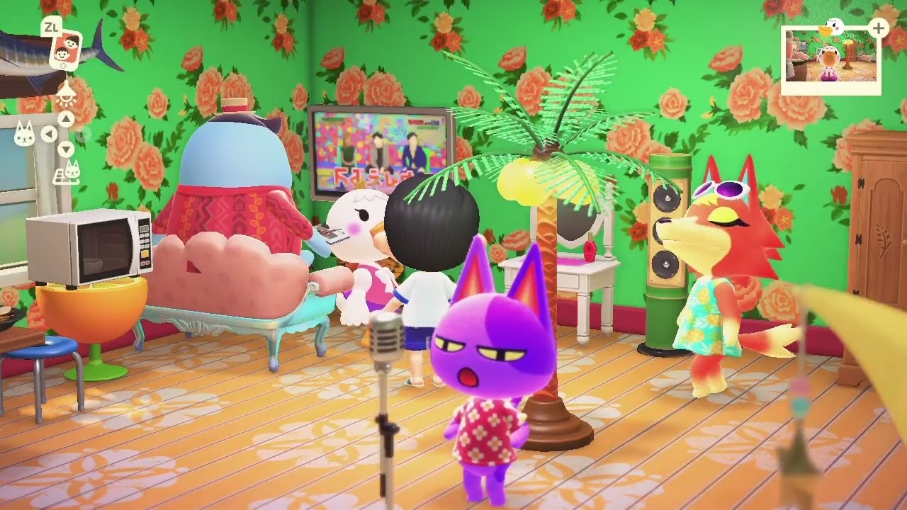 Animal Crossing New Horizons singing moments 90