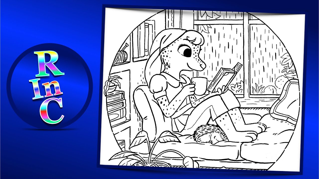 Calming Coloring Video | Annee Day Coloring Book - Morgan O’Brien |  Reelax In Color
