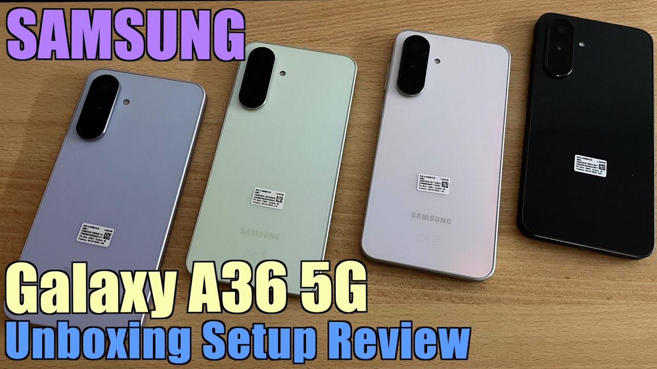 Samsung Galaxy A36 5G  (SM-A366B) kicsomagolás és bemutató