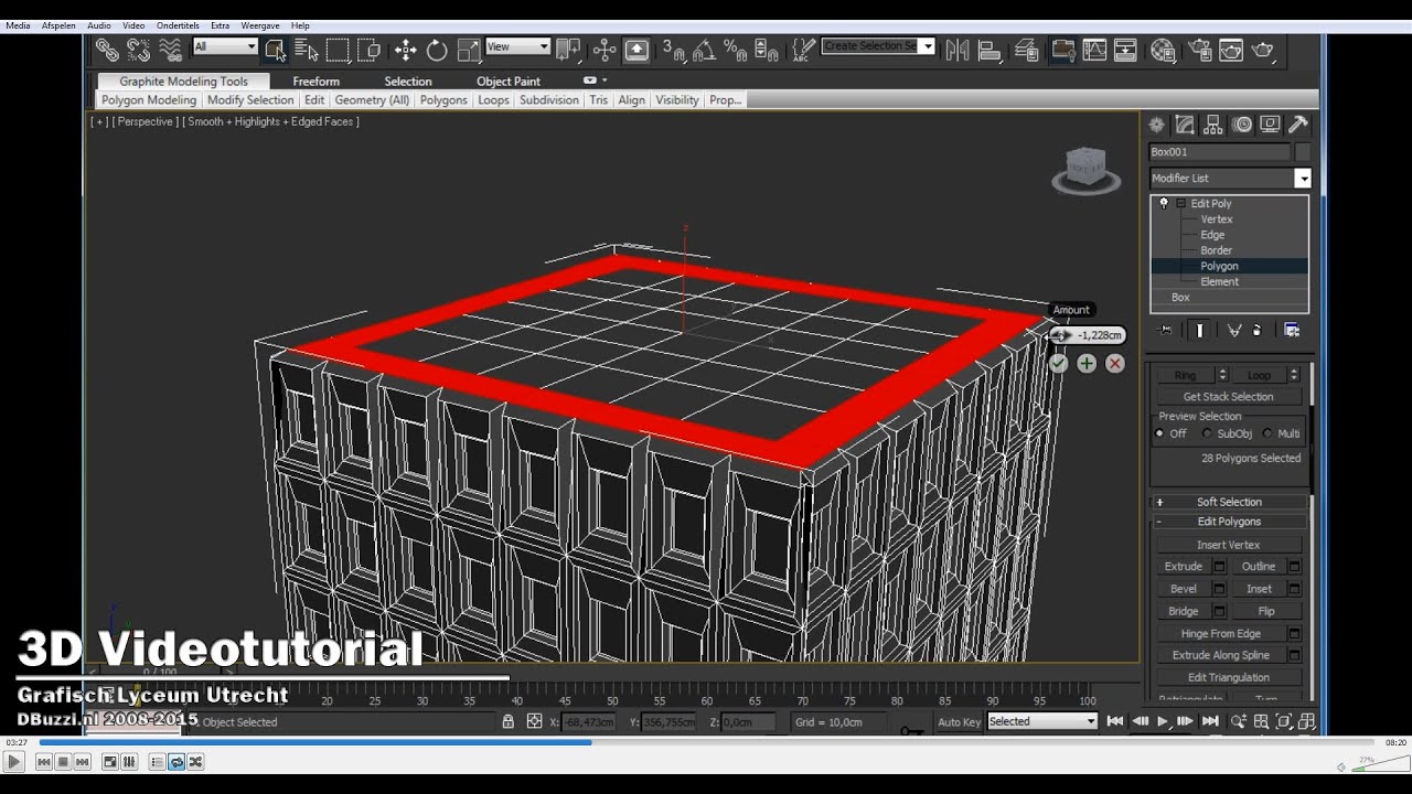DBuzzi -3DS Max -Modeling -Edit Poly -Building Apartment