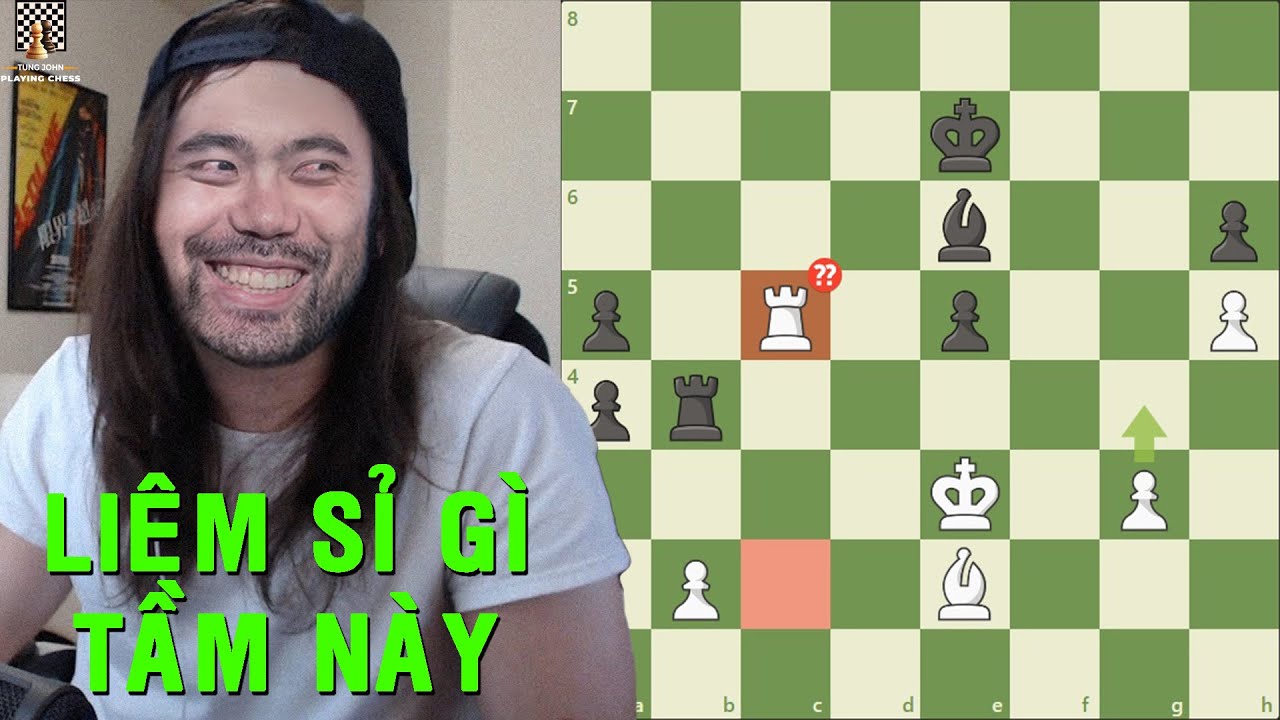 Bất Chấp Liêm Sỉ, Hikaru Nakamura Xin Hòa Với Đối Thủ Yếu Hơn Và Cái Kết... TungJohn Playing Chess