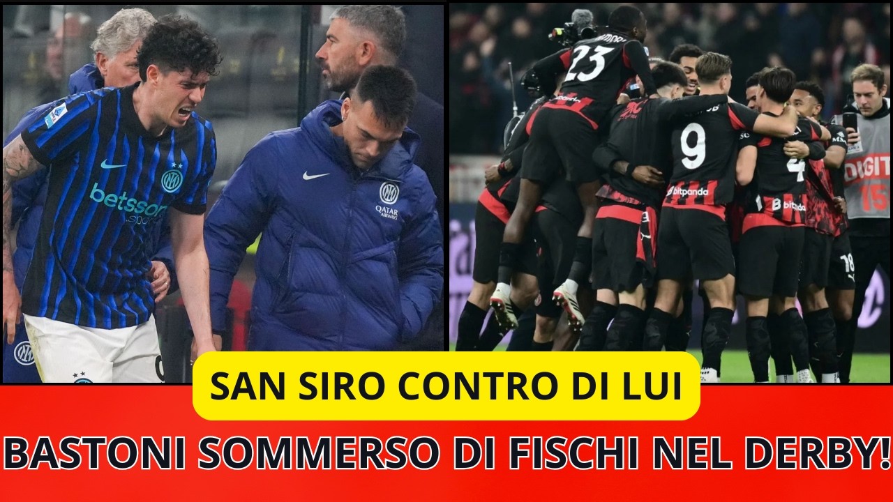 MILAN-INTER NEL CAOS! BASTONI FISCHIATO A OGNI TOCCO DI PALLA: LA RISPOSTA CHE FA DISCUTERE