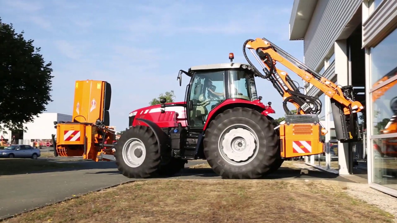 KUHN - PRO LONGER GII e-TPA -  Hedge and Grass Cutters (In action)