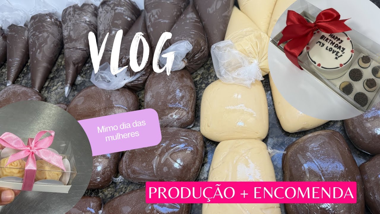 Um pouquinho dessa semana comigo… 💖 / Muita produção de massa de brigadeiro. 