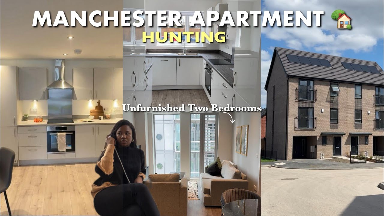 APARTMENT HUNTING || TWO-BEDROOM APARTMENT HUNTING IN MANCHESTER CITY, UNITED KINGDOM 🇬🇧