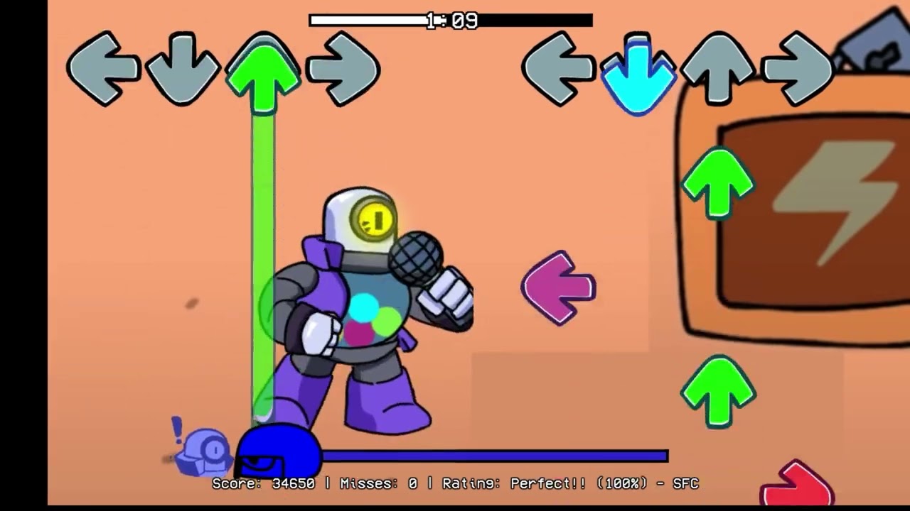 FNF | Misery but Rico and Stu sing it (Brawl Stars Cover)