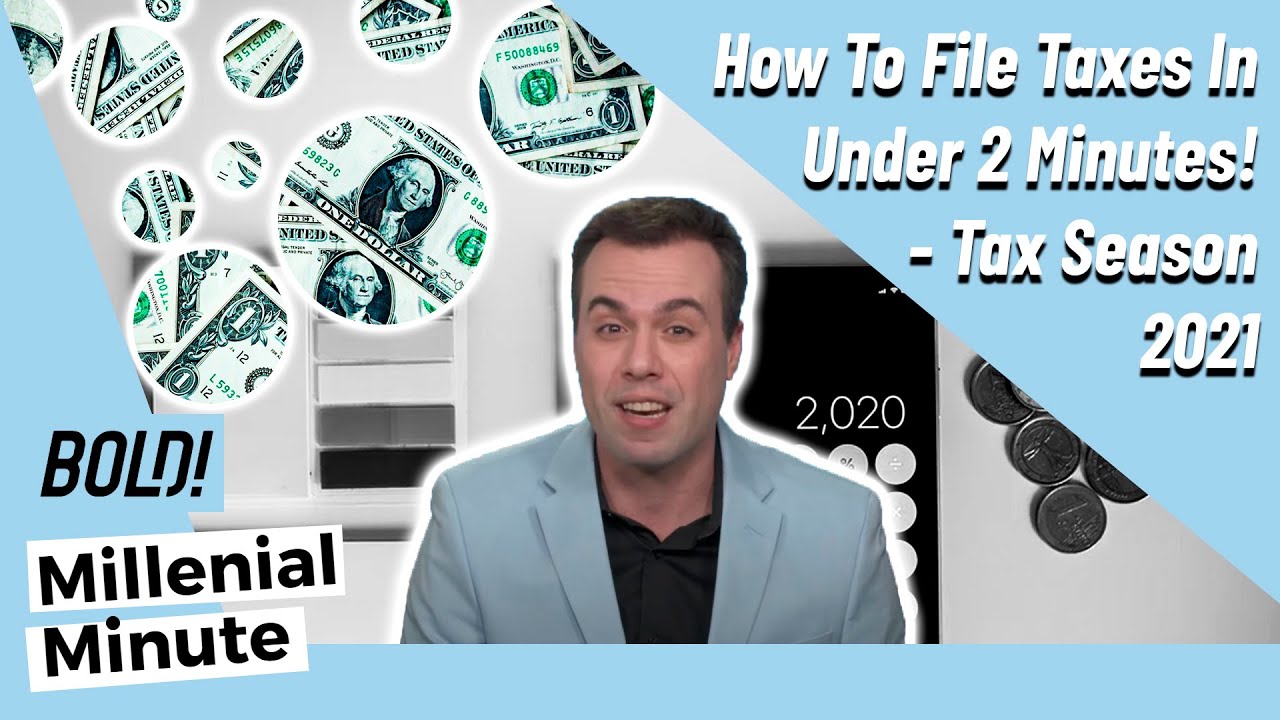 How To File Taxes In Under 2 Minutes! - Tax Season 2021