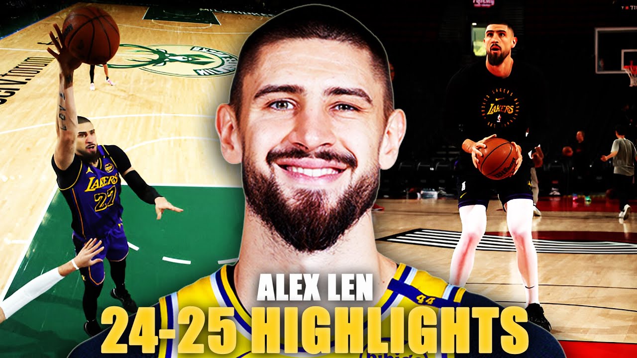 Alex Len HIGHLIGHTS 24-25 SEASON 🔥 Welcome to Real Madrid ! ⚪💪