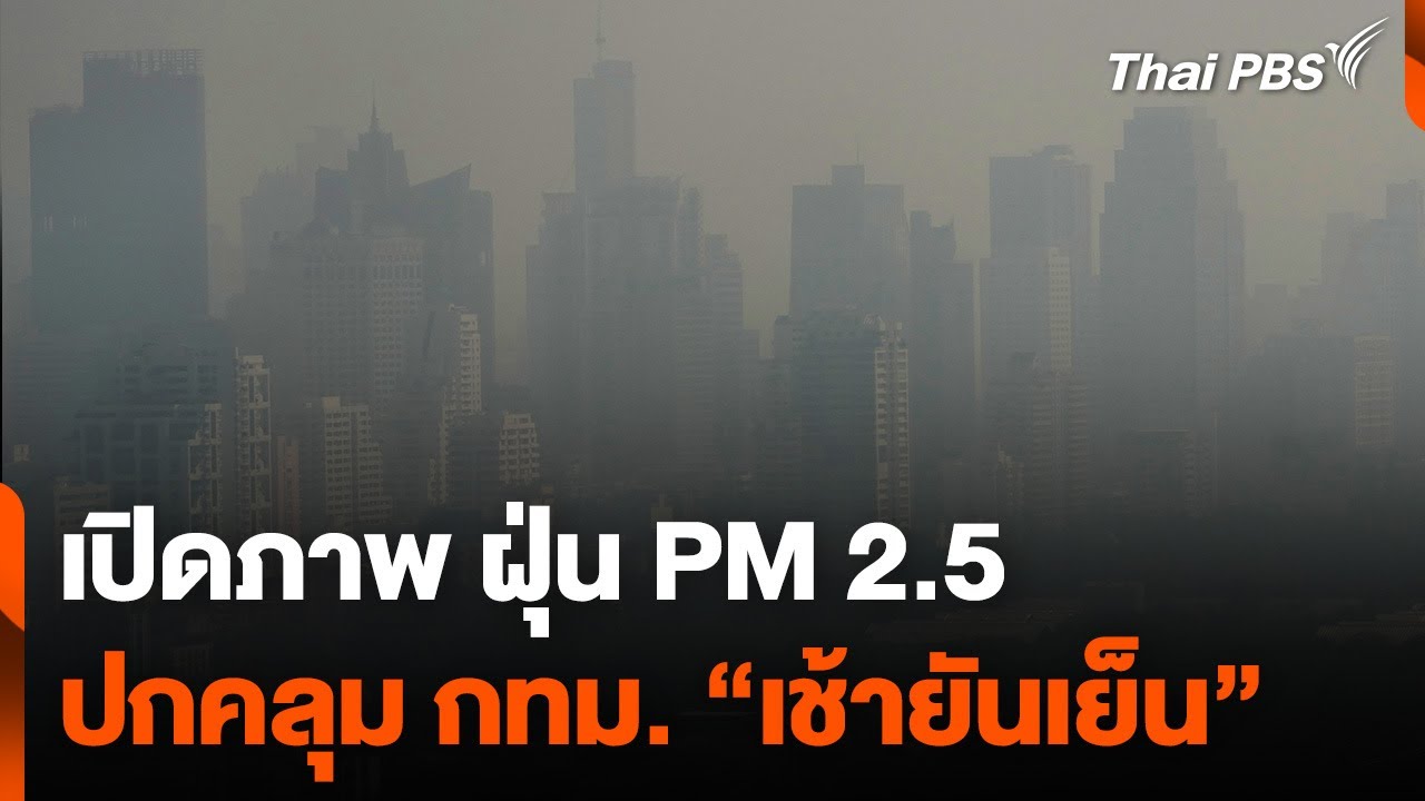 เปิดภาพ ฝุ่น PM 2.5 ปกคลุม กทม. 