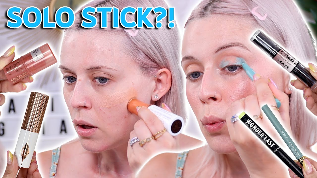 MI TRUCCO SOLO CON STICK 😳