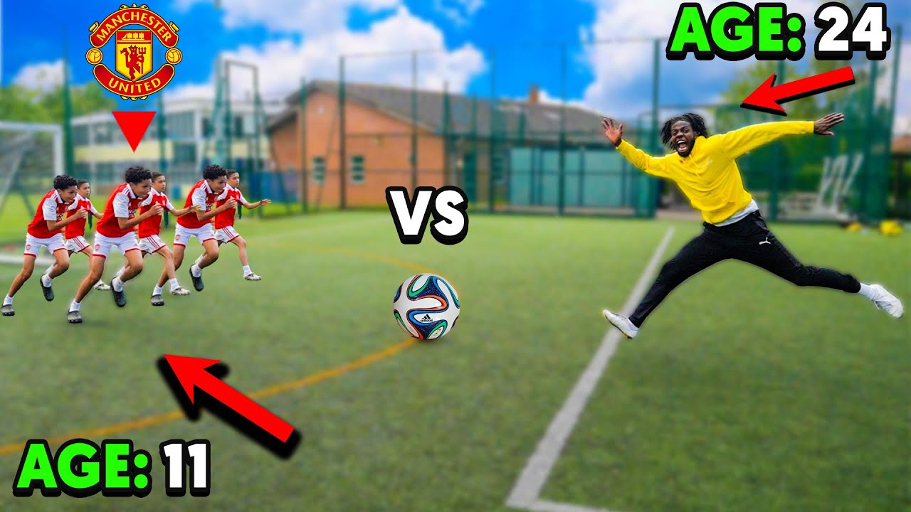 11 Year Old vs. 24 Year Old Footballer.. Who is better?