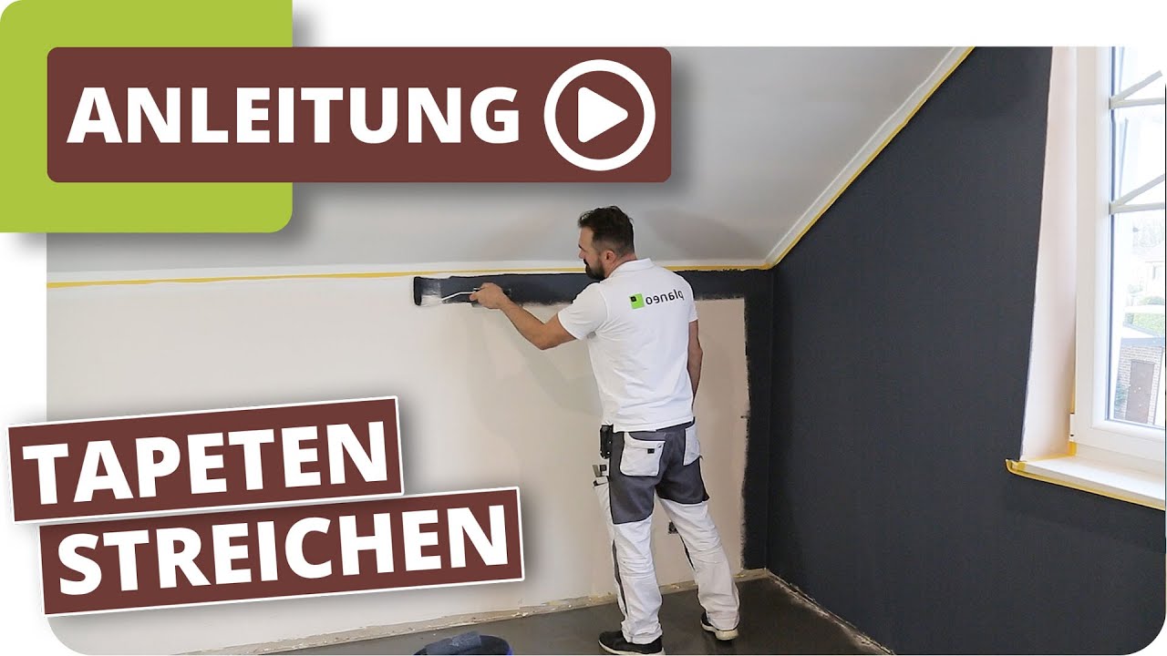 Tapeten streichen - worauf muss ich beim Wiederholungsanstrich achten?