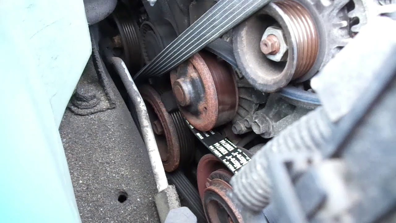 1998 to 2007 toyota corolla sepentine belt replacement