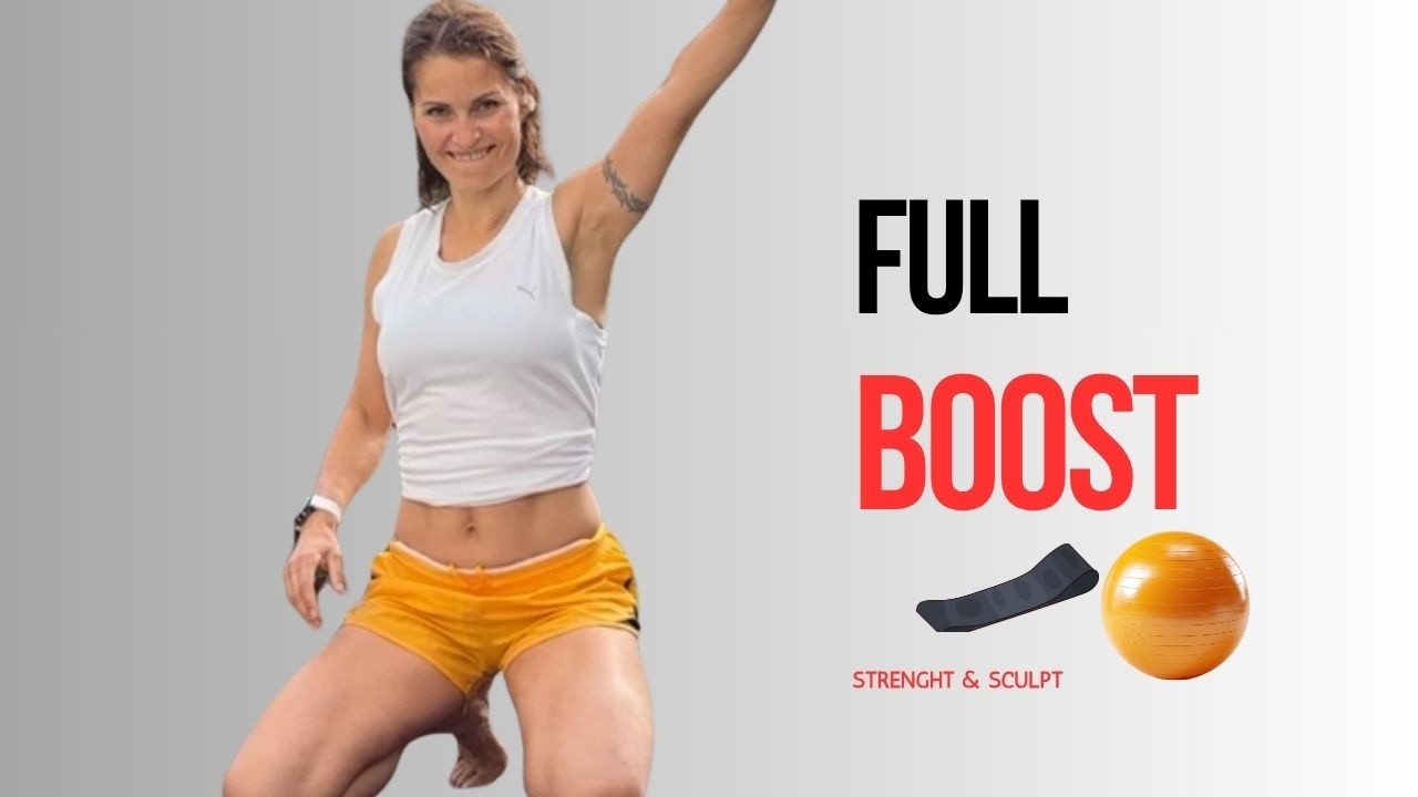 Full-Body Workout with Mini Ball and Resistance Band