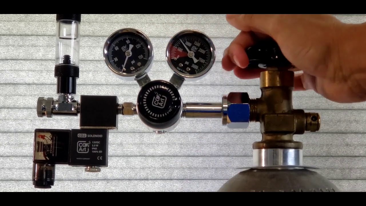 Installing a co2art Pro SE and Pro Elite regulator for your aquarium