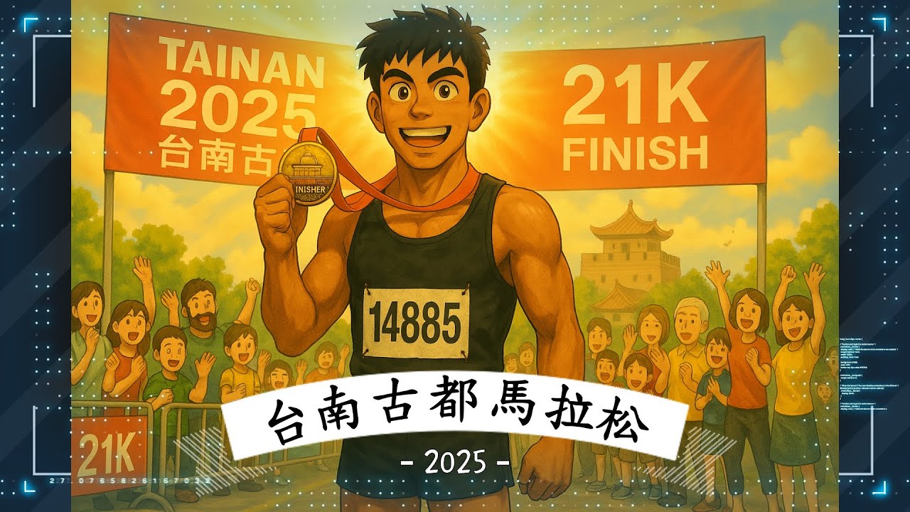 2025台南古都馬拉松~奔跑是為了看見世界，也在旅途中遇見真正的自己~Run to see the world&mdash;and find yourself along the way.
