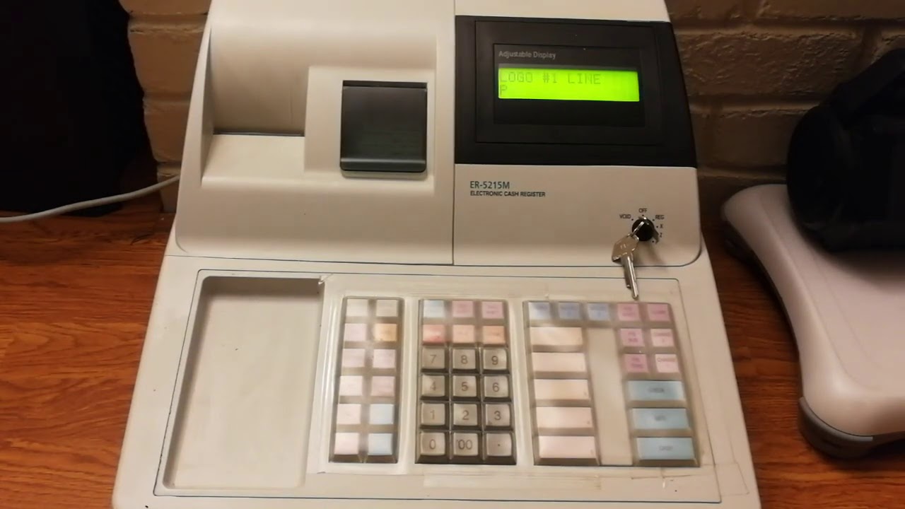 How to Set Logo (Business name, address and phone) on receipt using SAM4S cash register