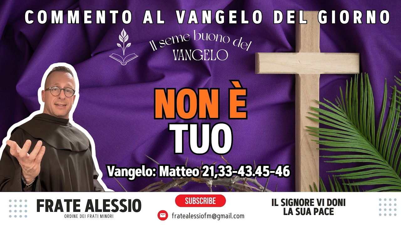Il pericolo di sentirsi padroni della vita - 6 Marzo 2025 - Commento al Vangelo