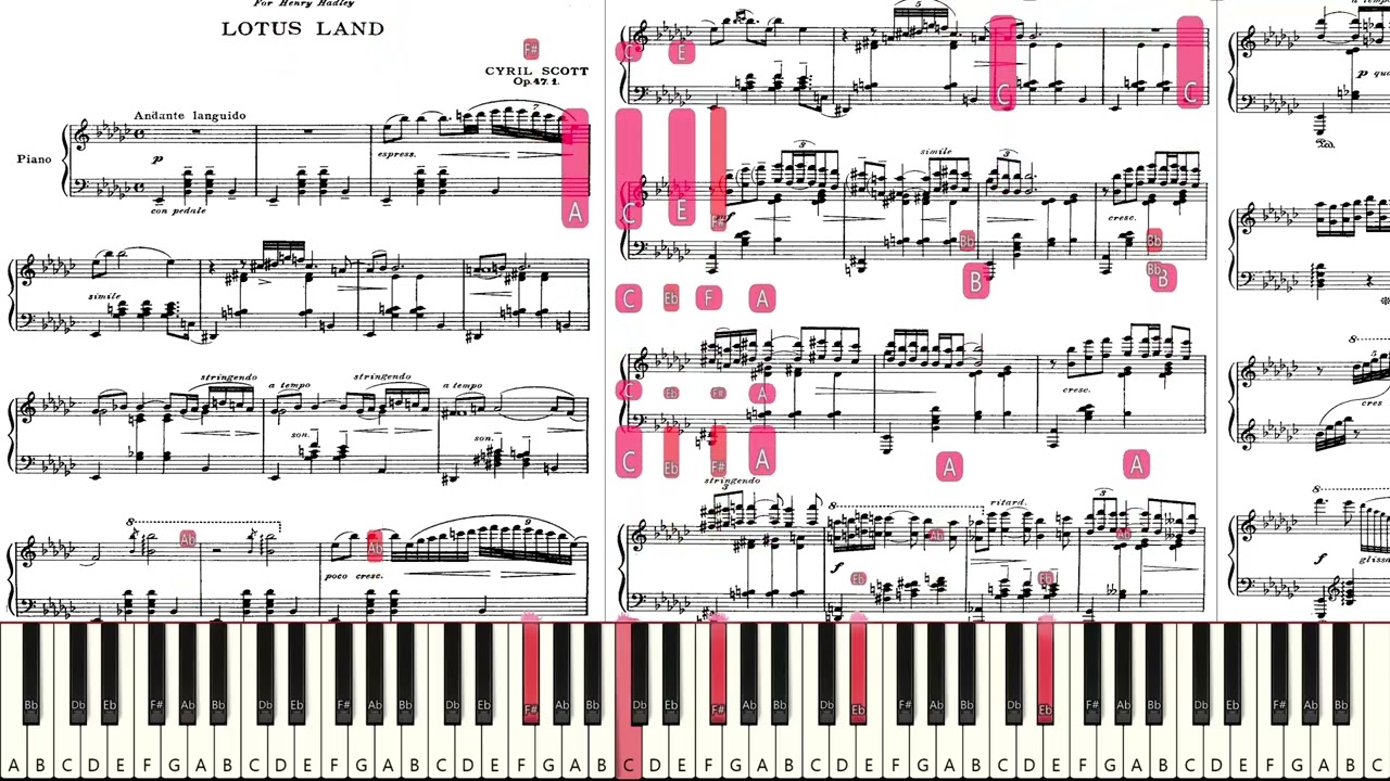 Cyril Scott: Lotus Land, Op. 47 No. 1 [Sight-read]