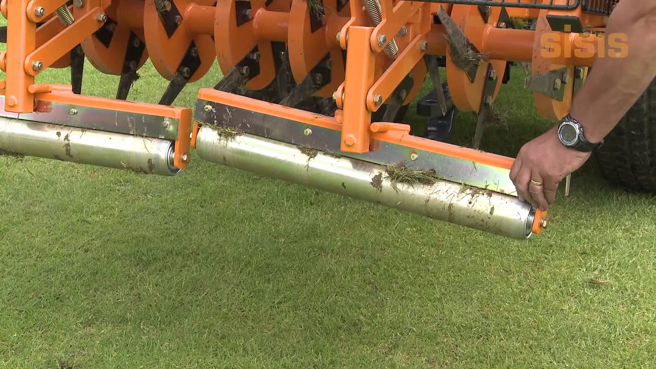 SISIS Multislit Tractor Mounted Slitter for Golf Course Maintenance