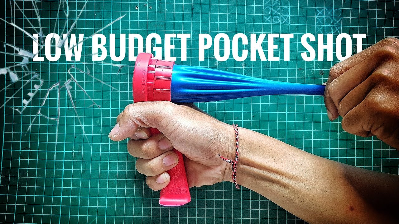 DIY Making Low Budget Powerful Slingshot PocketShot From Oil Gallon | Homemade Slingshot VS Coke