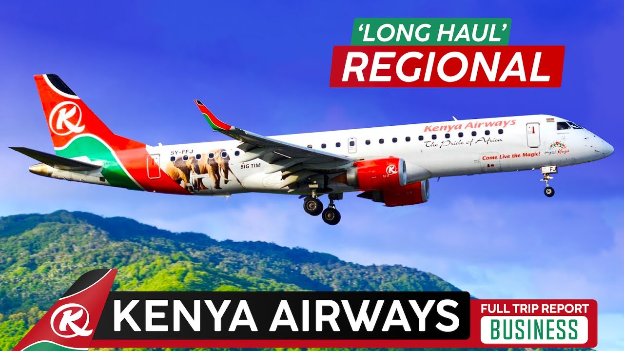 Open Ocean Regional on KENYA AIRWAYS ✦ E190 Business Class Trip Report ✦ Mauritius to Nairobi 