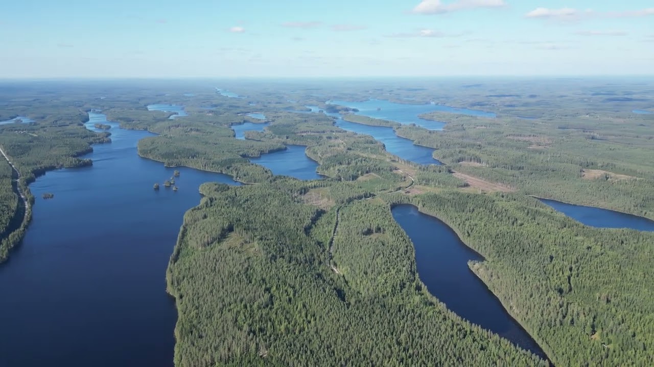 Over Village of Savonranta northeast of Savonlinna, Finland 7.9.24 II