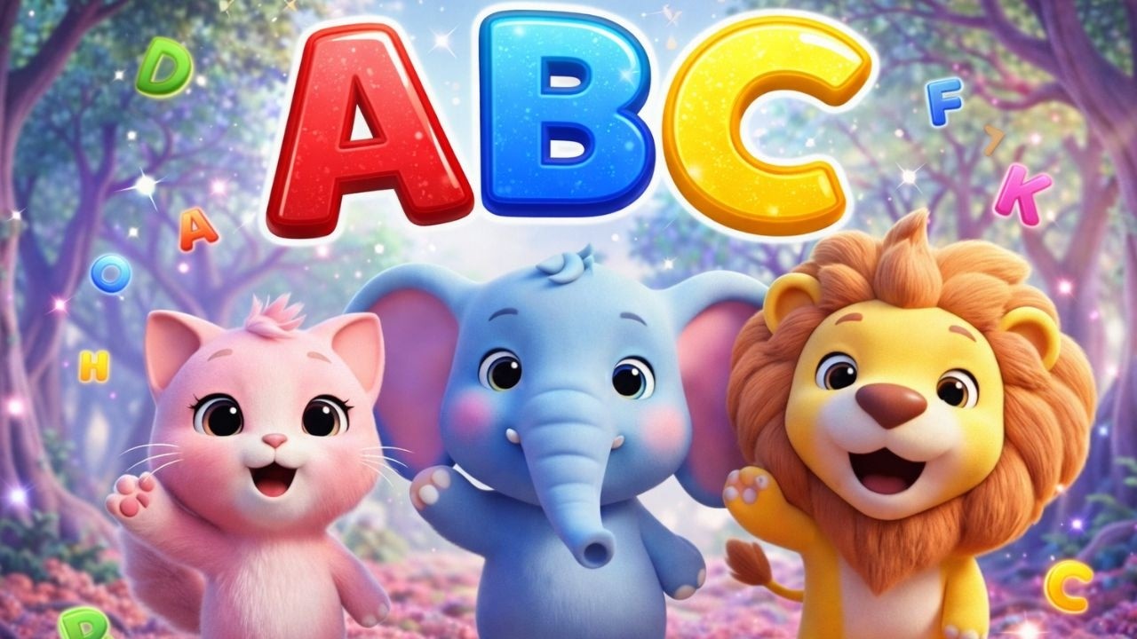 ABC Learning for Kids | Learn Alphabet with Cute Animals 🦁🐘🐱 | Fun Preschool | HH Wonder Planet
