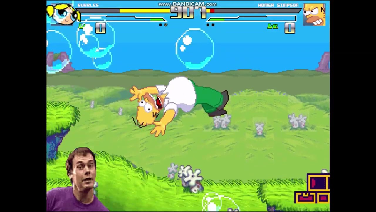 MUGEN ULTIMATE ALL-STAR Z: BUBBLES VS HOMER SIMPSON