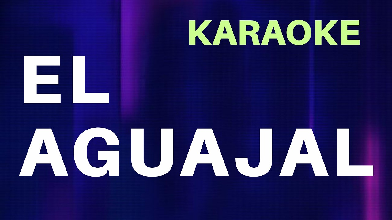 El aguajal - KARAOKE (Don medardo y sus players) #karaokelatino