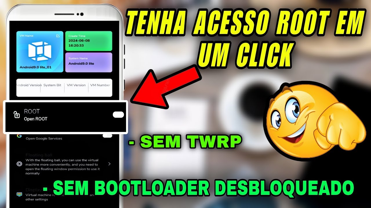 💥 Tenha ACESSO ROOT em um CLICK! [ SEM PC e BOOTLOADER BLOQUEADO]