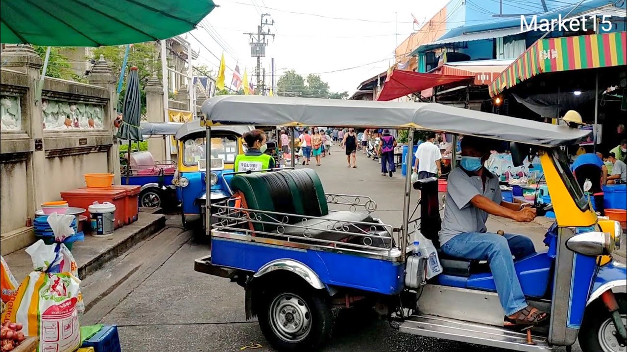 🇹🇭Wat Sai floating market that used to be world famous today is quiet because of Covid 19