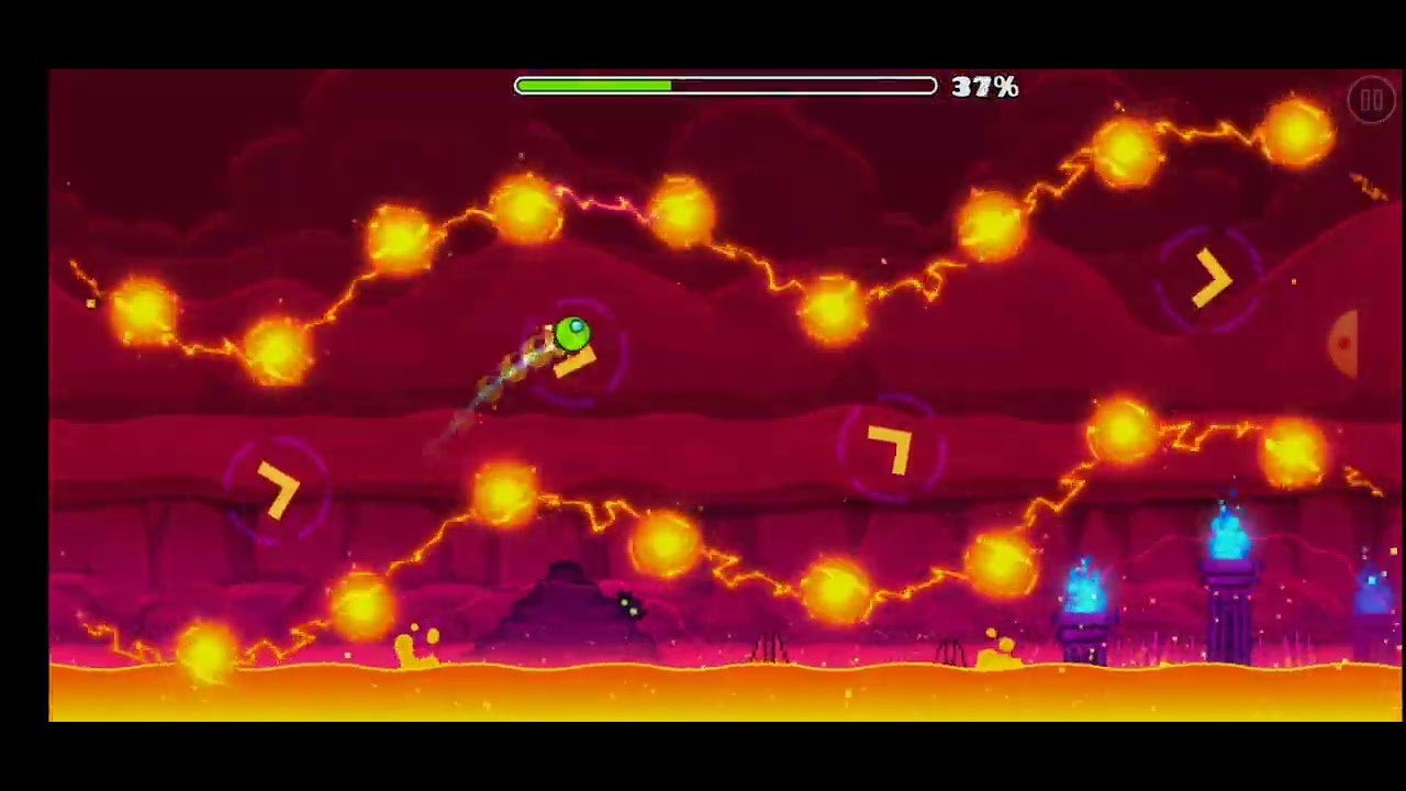 Dash. By: RobTop (Official level; Gd 2.2)