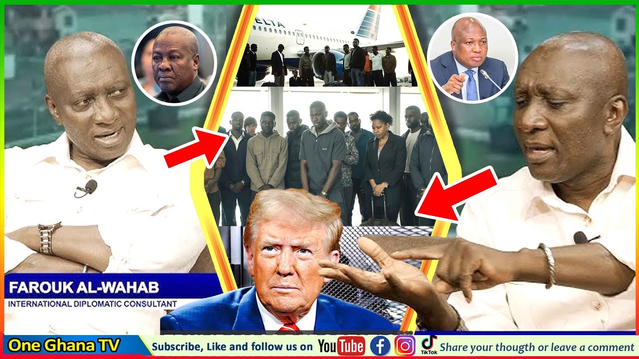 BE CAREFUL! Donald Trump Deports West Africans Through Ghana; Farouk Wahab Warns_14 arrived 40 more