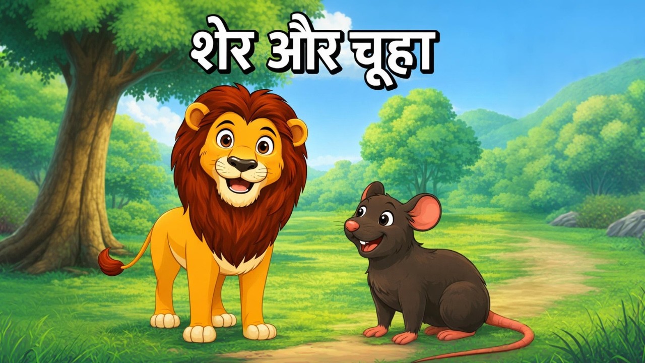 शेर और चूहा | Lion and Mouse | Panchatantra Ki Kahani | #moralstory #hindistories