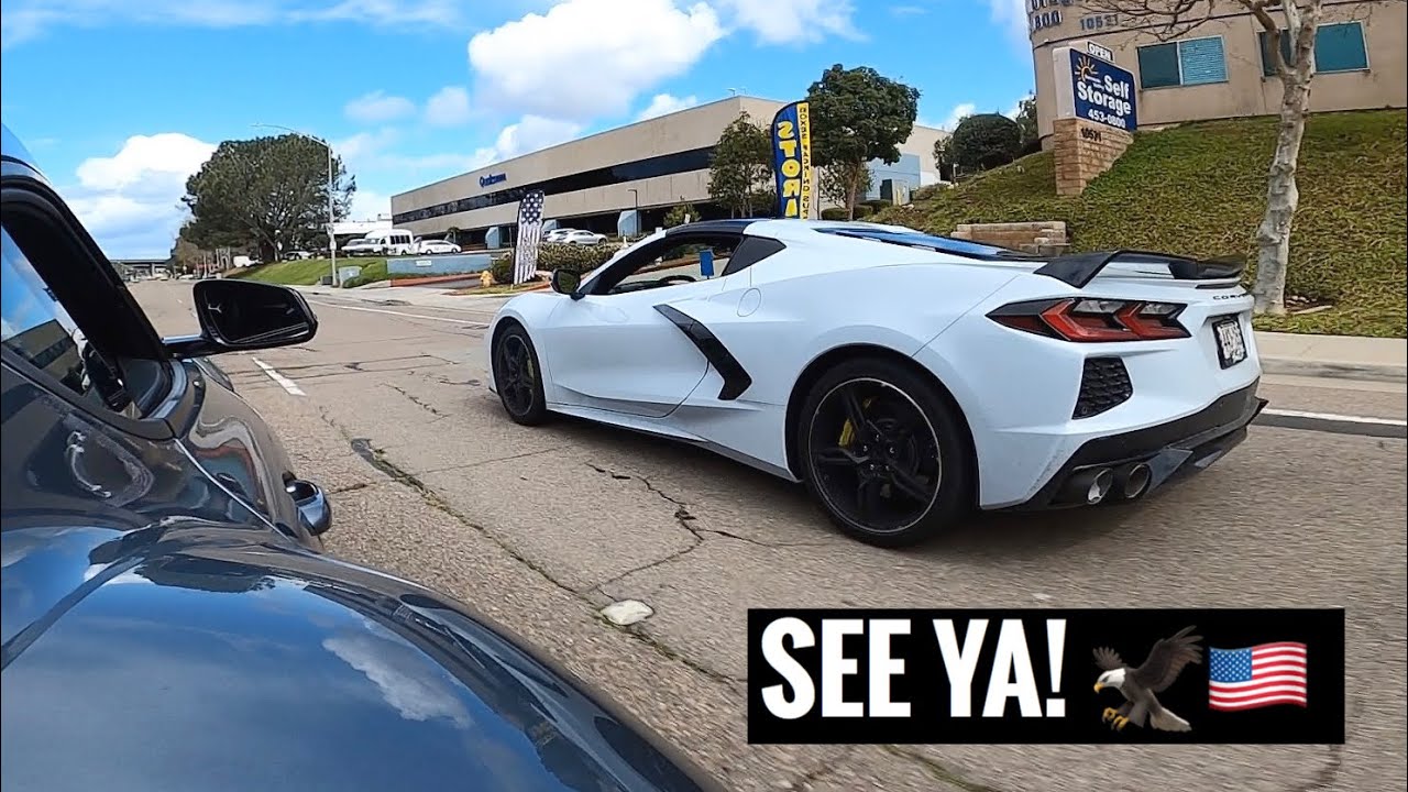 C8 CORVETTE VS BIG TURBO SUPRA!! (450whp)
