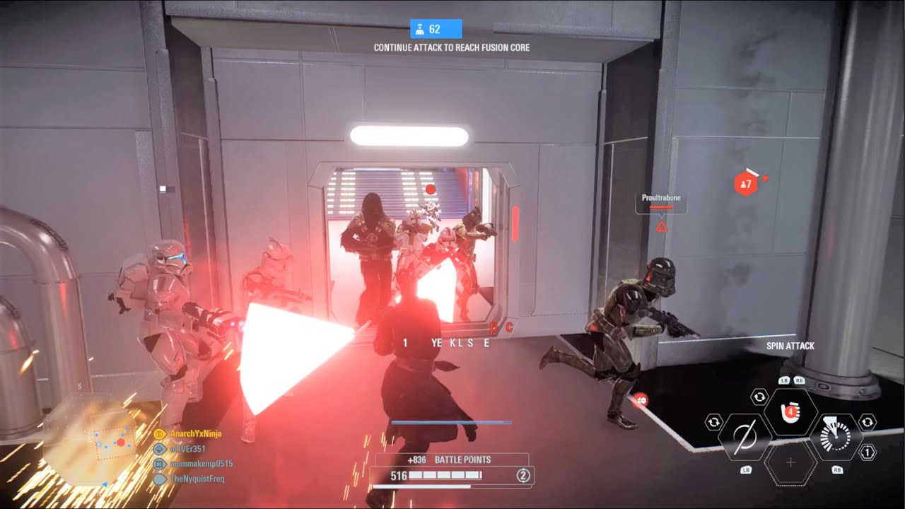 Maul trying to get another hallway scene!