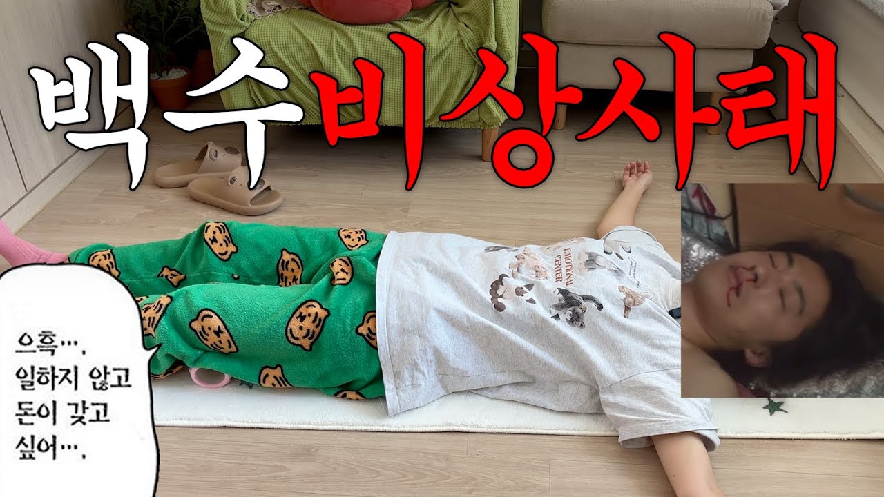 물류센터 알바 갔다가 몸져누운 쉬었음청년(이제 가끔 일하는청년)